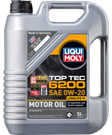 Моторное масло LIQUI MOLY Top Tec 6200 0W-20 5л