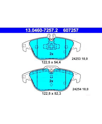 ATE Колодки дисковые задние Фото 3