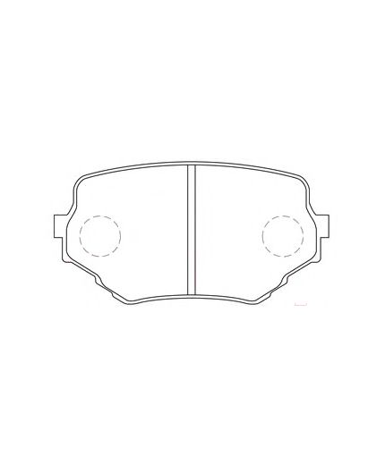 Akebono Колодки дисковые передние