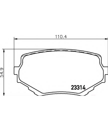Akebono Колодки дисковые передние Фото 2
