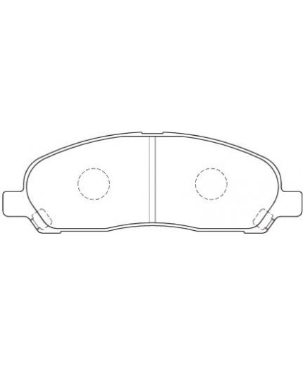 Akebono Колодки дисковые передние