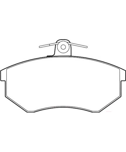 Valeo Колодки дисковые