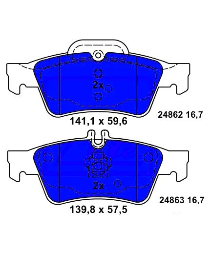 ATE Колодки дисковые задние Фото 2