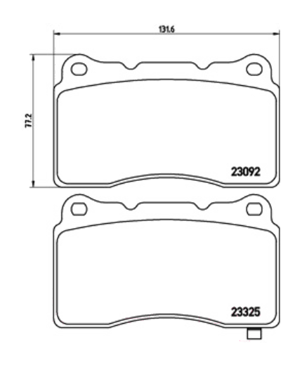 BREMBO Колодки дисковые передние Фото 3