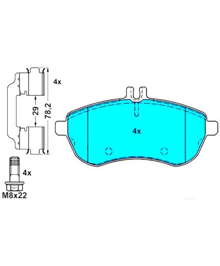 ATE Колодки дисковые передние Фото 2