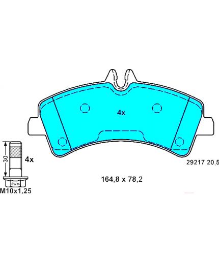 ATE Колодки дисковые задние Фото 2