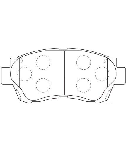 Akebono Колодки дисковые передние