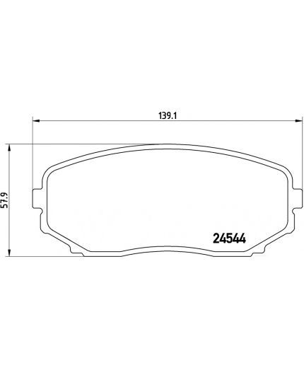 BREMBO Колодки дисковые передние Фото 2
