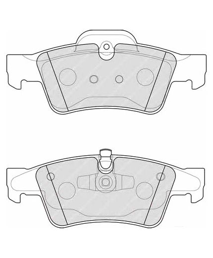 Ferodo Колодки дисковые задние Фото 2