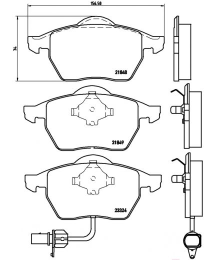 BREMBO Колодки дисковые Фото 2