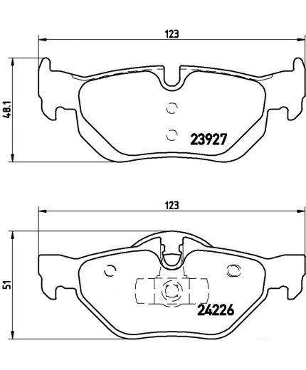 BREMBO Колодки дисковые Фото 2