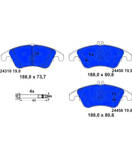 ATE Колодки дисковые передние Фото 3