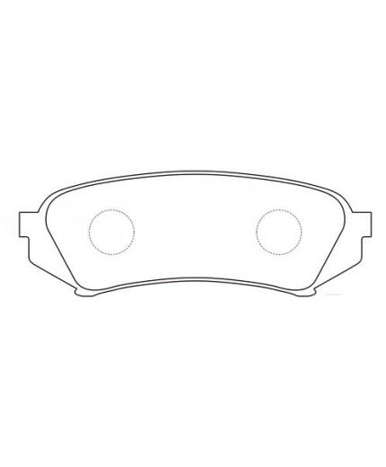 TOYOTA Колодки дисковые