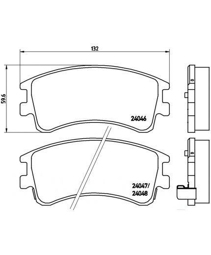 BREMBO Колодки дисковые передние Фото 2