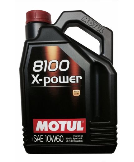 Моторное масло MOTUL 8100 X-POWER 10W-60 4л Фото 2
