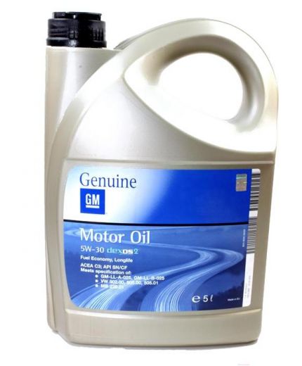 Моторное масло GM Dexos2 5W-30 5л Фото 2