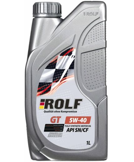 Моторное масло ROLF GT SAE 5W-40, API SN/CF 1л Фото 2