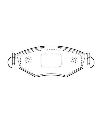 Valeo Колодки дисковые передние Фото 2