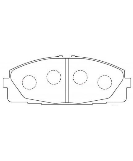 Akebono Колодки дисковые