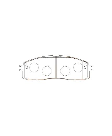 Masuma Колодки дисковые