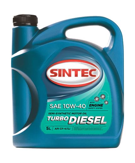 Моторное масло SINTEC Turbo Diesel SAE 10W-40, API CF-4/SJ 5л