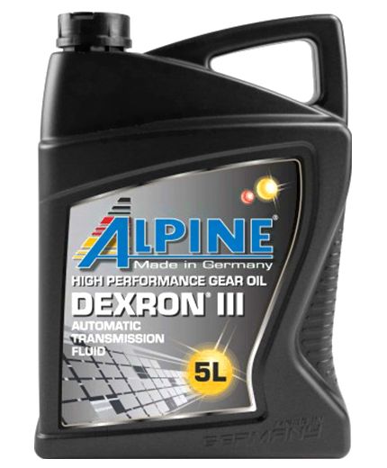 Трансмиссионное масло ALPINE ATF DEХRON III (rot) 5л