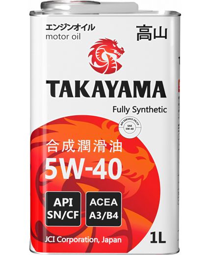 Моторное масло TAKAYAMA SAE 5W-40 1л