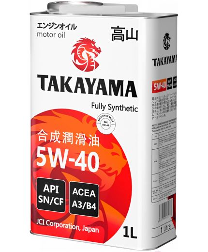 Моторное масло TAKAYAMA SAE 5W-40 1л Фото 3