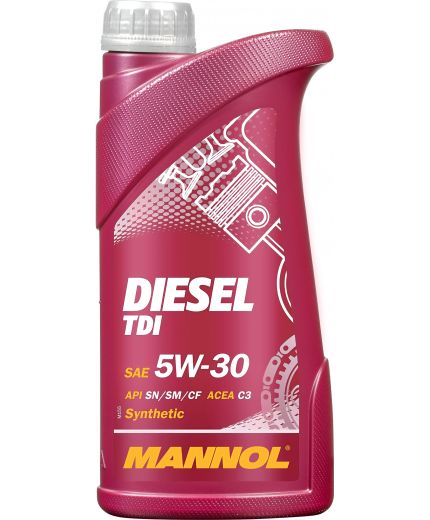Моторное масло MANNOL TDI Volkswagen SN/SM/CF 5W-30 1л