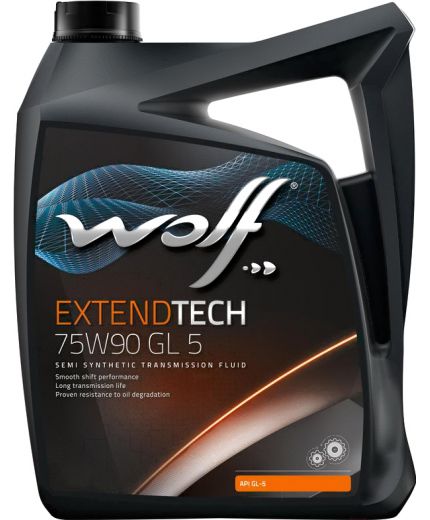 Трансмиссионное масло WOLF ExtendTech 75W-90 GL 5 4л