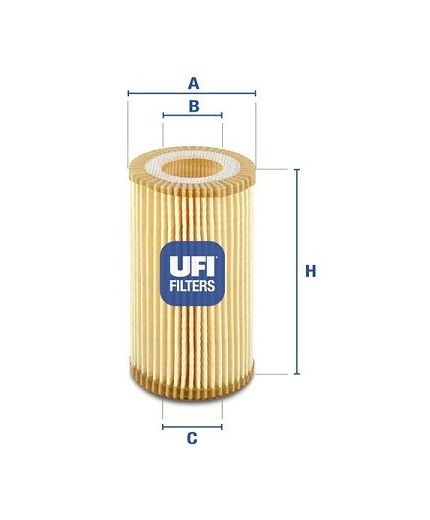 UFI Фильтр масляный Фото 2