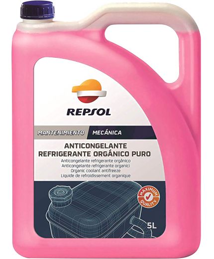 Антифриз Repsol Anticongelante Refrigerante Organico MQ PURO 5л