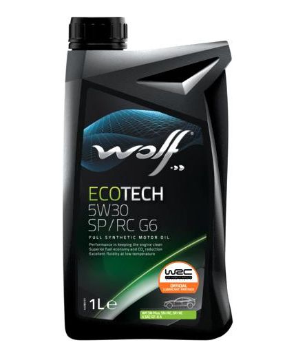 Моторное масло WOLF EcoTech SP/RC G6 5W-30 1л Фото 2