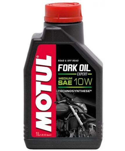 Смазка MOTUL FORK OIL EXP M 10W для реверсных телескопических вилок 1л