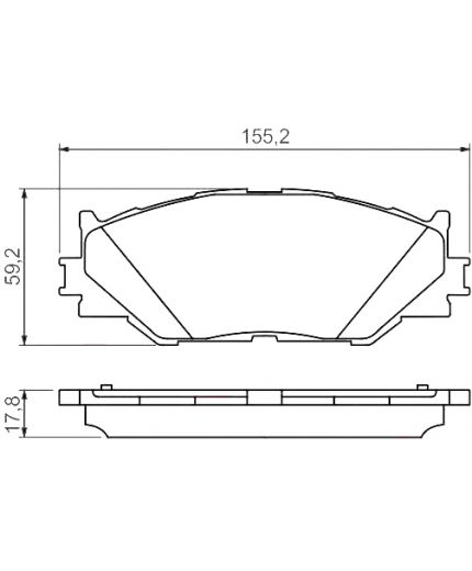 BOSCH Колодки дисковые Фото 3