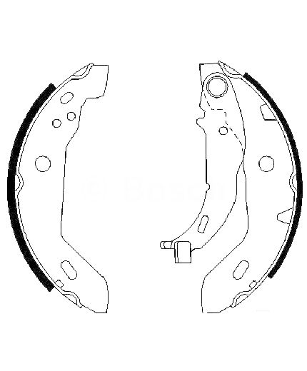 BOSCH Колодки дисковые