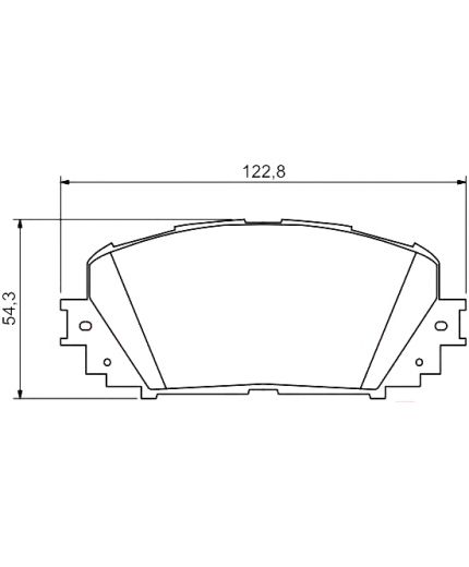 BOSCH Колодки дисковые
