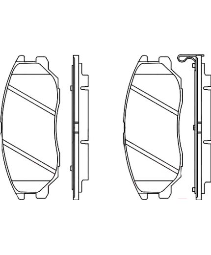 BOSCH Колодки дисковые