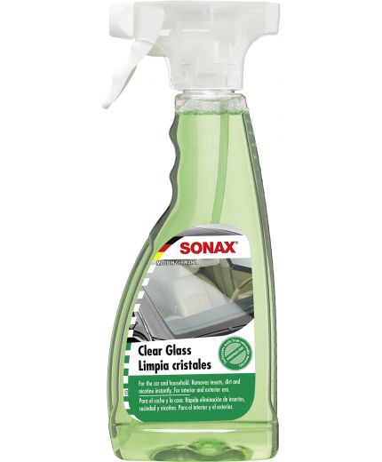 SONAX Очиститель стекол снаружи и внутри. Удаляет насекомых и остатки никотина 500 мл