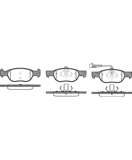REMSA Колодки дисковые Фото 3