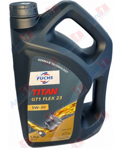 Моторное масло FUCHS TITAN GT1 FLEX 23 5W-30 5л Фото 3