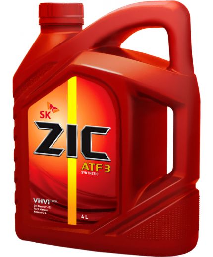 Трансмиссионное масло ZIC ATF DEXRON III 4л (красный) Фото 3