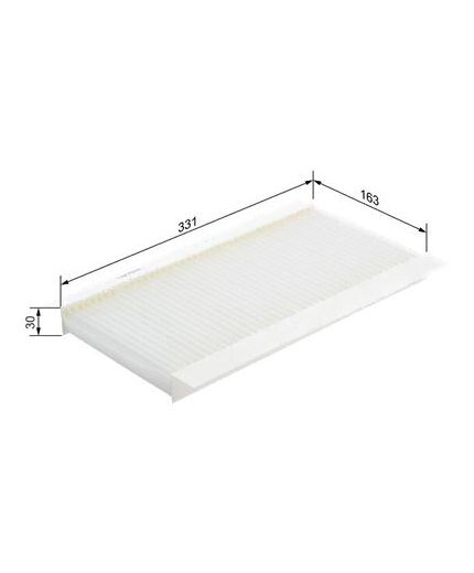 BOSCH Фильтр салонный Фото 3