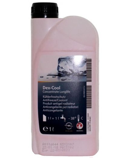 Антифриз GM Antifreeze DEX-COOL LongLife 1л Фото 2