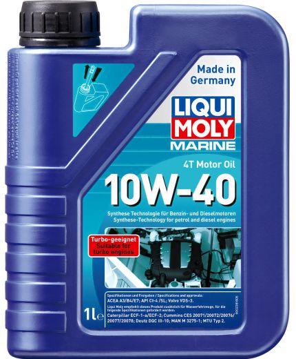 LIQUI MOLY Масло Marine 4T Motor Oil 10W-40 1л