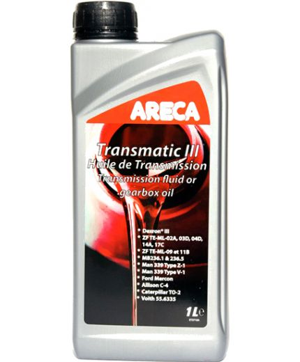 ARECA Жидкость для АКПП мин. Transmatic III 1л Фото 2