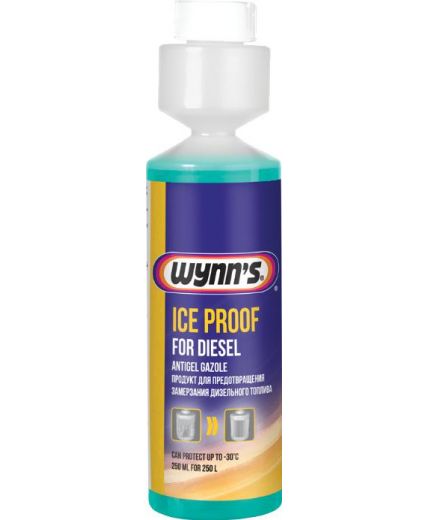 Wynn`s Присадка в дизельное топливо 250мл для предотвращения замерзания Ice Proof For Diesel Фото 2