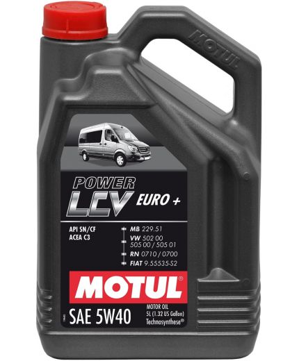 Моторное масло MOTUL Power LCV Euro+ 5W-40 5л Фото 2