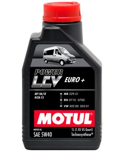 Моторное масло MOTUL Power LCV Euro+ 5W-40 5л Фото 4
