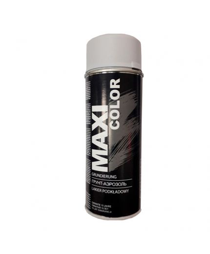 MAXI COLOR Грунт-аэрозоль серый 400мл Фото 2